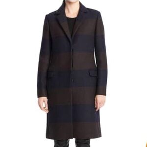 Coach 1941
Plaid/ stripe Print Coat